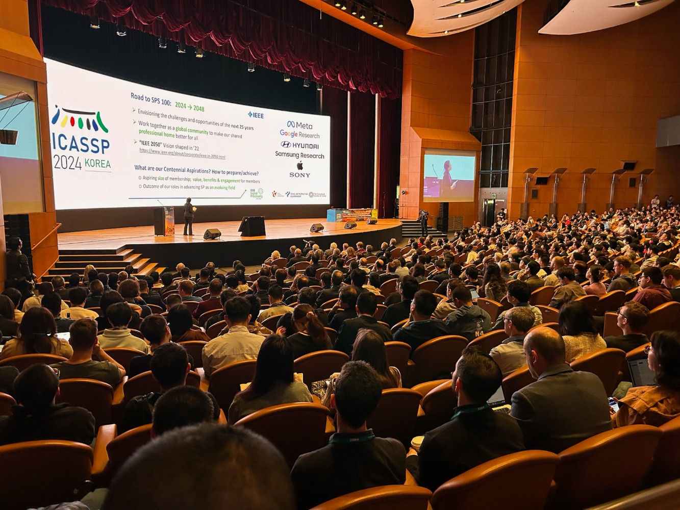 Photo: Opening ceremony of 2024 IEEE ICASSP